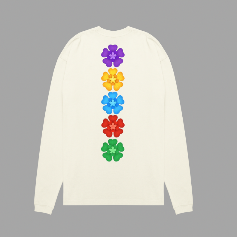 LONGSLEEVE FLORAL CREAM