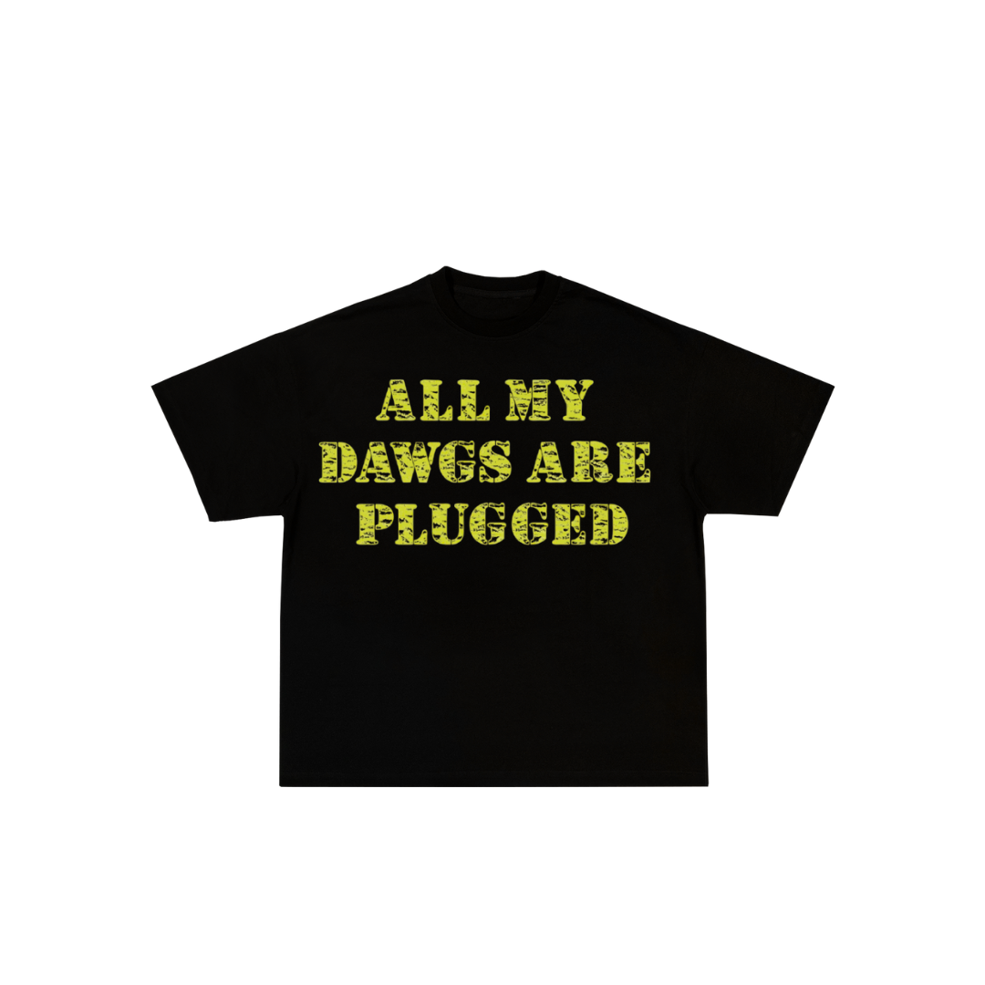 TEE CAMO BLACK/YELLOW