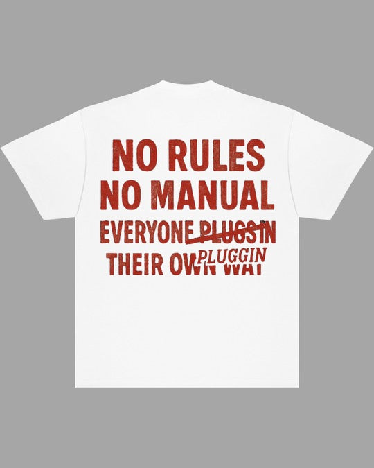 TEE CROPED MANUAL BOOK WHT