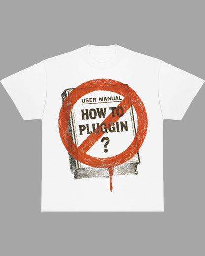 TEE CROPED MANUAL BOOK WHT