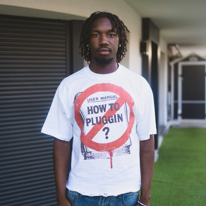 TEE CROPED MANUAL BOOK WHT
