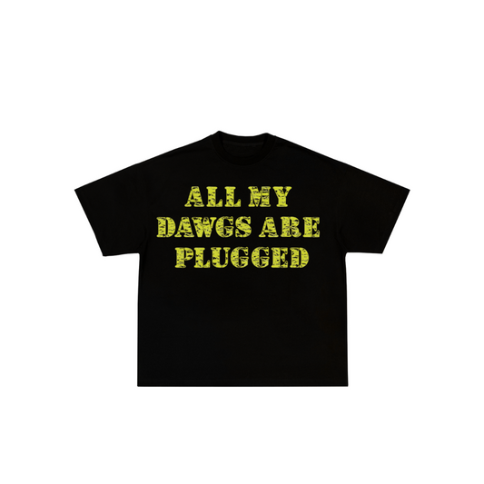 TEE CAMO BLACK/YELLOW