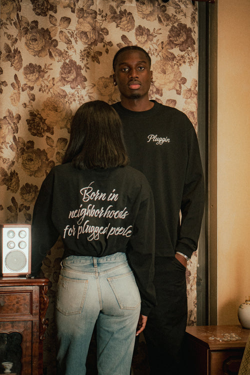 LONGSLEEVE PLGG SIGNATURE BLK/WHT