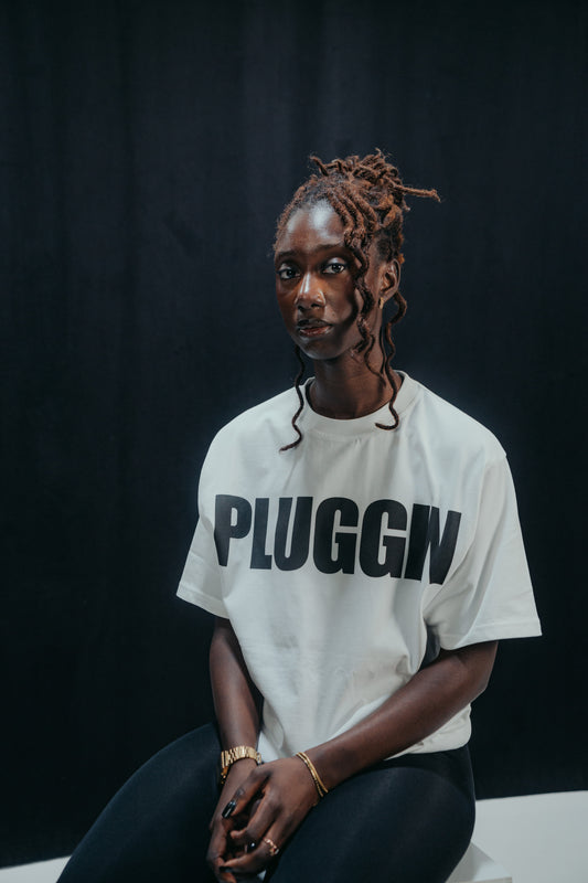 T-shirt PLUG Oversize White