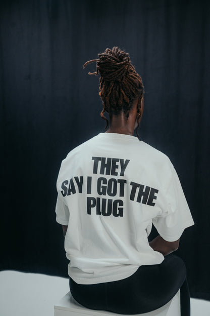 T-shirt PLUG Oversize White