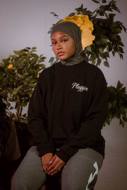 LONGSLEEVE PLGG SIGNATURE BLK/WHT